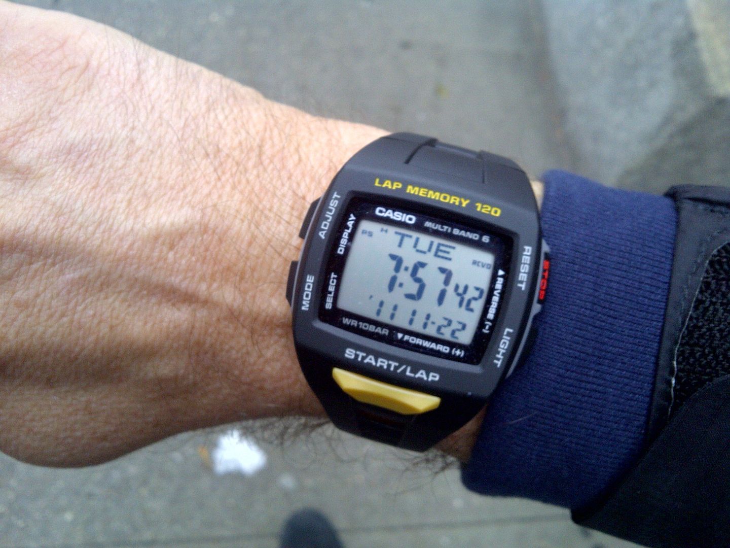 g shock illuminator set time